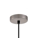 Italux PND-31981-1S-SC-WH Pendelleuchte Penzi | 40W E27 | silber