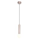 Italux PND-33574-1-CF Pendelleuchte Filano | 5W G9 | braun | opal