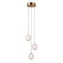Italux PND-34362-3-HBR-OPAL LED Pendelleuchte Ganti | 8W LED | 865lm | 3000K