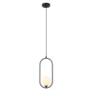 Italux PND-3965-1-BK Pendelleuchte Lupus G9