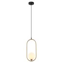 Italux PND-3965-1-BRO Pendelleuchte Lupus G9