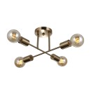 Italux PND-4052-4-HBR Deckenleuchte Formio | 4x40W E27