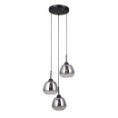 Italux PND-40824-3-BK Pendelleuchte Felis E27