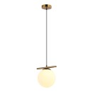 Italux PND-463321L-BRO+W Pendelleuchte Merseta | 1x40W E14