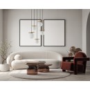 Italux PND-463325A-BRO+W Pendelleuchte Merseta E14