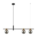 Italux PND-5225-3-BK-SG Pendelleuchte Bletter G9