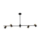 Italux PND-58892-4-BK-BRO Pendelleuchte Elice GU10