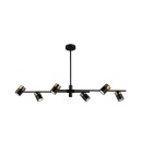 Italux PND-58892-6-BK-BRO Pendelleuchte Elice GU10
