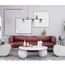 Italux PND-66892-4-BK-AMB Pendelleuchte Servio E14