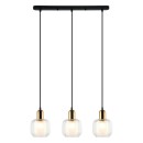 Italux PND-67594-3-BRO+CL Pendelleuchte Lamezia E27
