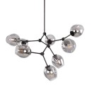 Italux PND-75075-8-BK-SG Pendelleuchte Ferral E27