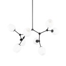 Italux PND-75075-8-BK-WG Pendelleuchte Ferral E27