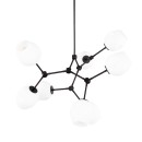 Italux PND-75075-8-BK-WG Pendelleuchte Ferral E27