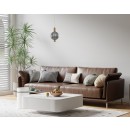 Italux PND-83631-1-BRO-SG LED Pendelleuchte Lenti | 7W integrierte LED-Quelle | 3000K | Seilleuchte | gold | schwarz