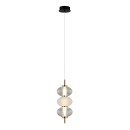 Italux PND-84938-3-BK LED Pendelleuchte Testa | 12W LED | 790lm | 3000K
