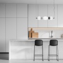 Italux PND-94921-3A-BK  LED Pendelleuchte Balos | 14W integrierte LED-Quelle | 3000K | schwarz | grau | opal