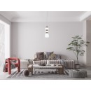 Italux PND-94981V-3B-GD LED Pendelleuchte Evans | 15W integrierte LED-Quelle | 3000K | gold | opal