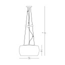 Zuma Line 003064-001003 Pendelleuchte CRYSTAL G9