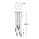 Zuma Line 003064-009123 LED Pendelleuchte ONE integrierte LED-Quelle
