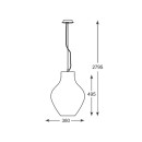 Zuma Line 003064-011108 Pendelleuchte BRESSO E27