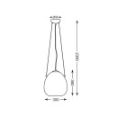 Zuma Line 003064-011112 Pendelleuchte MOON E27