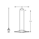 Zuma Line 003064-028259 LED Pendelleuchte BAEZ integrierte LED-Quelle