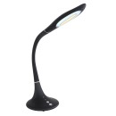 Globo 58271BLED Tischleuchte Pattaya 1x9W | 620lm | 3000-4000-6500K - USB, dimmbar, Touch-Schalter, flexibler Arm, schwarz