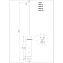 Globo 16060 LED Pendelleuchte PELO | 2W integrierte LED-Quelle | 60lm | 3000K