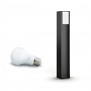 Philips Hue 16474/93/P0 Außensäule Turaco 1x9,5W | 2700K | E27 - weiß