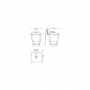 Philips Hue 17440/30/P7 Außenwandleuchte Econic 1X15W | 2200-6500K | IP44 - White and Color Ambiance