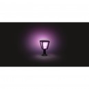 Philips Hue 17441/30/P7 Sockelleuchte Econic 1X15W | 2200-6500K | RGB | IP44 - White and Color Ambiance