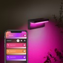Philips Hue 17456/30/P7 LED Außenwandleuchte Nyro 1x13,5W | RGB - White and Color Ambiance