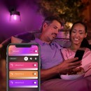 Philips Hue 17461/30/P7 LED Außenwandleuchte Attract 1x8W | RGB - White and Color Ambiance