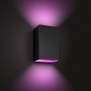 Philips Hue 17464/30/P7 LED Außenwandleuchte Resonate 2x8W | RGB- White and Color Ambiance