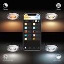 Philips Hue 34074/11/P7 Spotleuchte Badleuchte Adore 1x5W| 2200-6500K | IP44 - Bluetooth; White Ambiance
