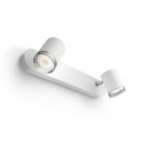 Philips Hue 34360/31/P7 Decken- und Spotleuchte Badleuchte Adore 2x5,5W | GU10 | 2200-6500K | IP44 - White Ambiance