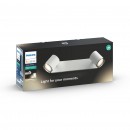 Philips Hue 34360/31/P7 Decken- und Spotleuchte Badleuchte Adore 2x5,5W | GU10 | 2200-6500K | IP44 - White Ambiance