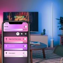 Philips Hue 40802/48/P9 LED Tischleuchte Signe 1x32W | 2200-6500K - Bluetooth, White and Color Ambiance