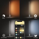 Philips Hue 40802/48/P9 LED Tischleuchte Signe 1x32W | 2200-6500K - Bluetooth, White and Color Ambiance