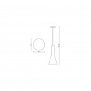 Philips Hue 43001/31/P7 Pendelleuchte Explore 1x9W | 2200-6500K - White Ambiance
