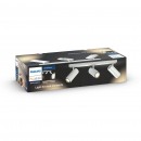 Philips Hue 50463/31/P7 LED Decken- und Spotleuchte Buratto 3x5,5W | 2200-6500K - White Ambiance