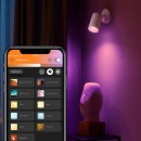 Philips Hue 50631/31/P7 Decken- und Spotleuchte Fugato 1x5,7W | GU10 | 2000-6500K | RGB - Bluetooth, White and Color Ambiance