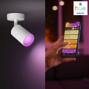 Philips Hue 50631/31/P7 Decken- und Spotleuchte Fugato 1x5,7W | GU10 | 2000-6500K | RGB - Bluetooth, White and Color Ambiance