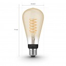Philips Hue 8719514279179 LED Design Lampe 1x7W | E27 | 550L | 2100K - Bluetooth, weiß