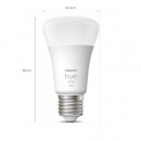 Philips Hue 8719514289130 LED Starter Kit Set 3x9,5w | E27 | 1100lm | 2700k - weiß, dimmbar, Bluetooth
