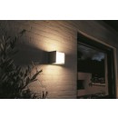 Philips Hue 8719514382800 LED Außen Wandleuchte Fuzo 1x15w | 1160lm | 2700k | IP44 - weiß, Anthrazit