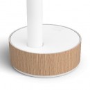Philips Hue 8719514433465 Signe LED-Tischleuchte 55,3cm | 1x11,8W | 1040lm - weiß mit Holzdekor, Farbverlauf Weiß und Color Ambiance