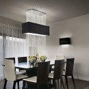 Ideal Lux 115696 Phoenix Pendelleuchte 2x40W Bianco | E14 - weiß