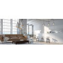 Hängeleuchte - Kronleuchter Lucide Ponsoo 1x60W E27 - modernes Material