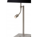 LED Tischlampe Lucide Poss 1x60W/E27 1x3W LED - Leselampe
